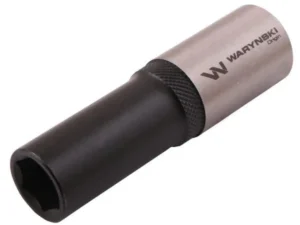 Nasadka sześciokątna 1/2". 12 mm. długa. CrV50BV30. DIN 3124. Waryński