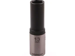 Nasadka sześciokątna 1/2". 13 mm. długa. CrV50BV30. DIN 3124. Waryński