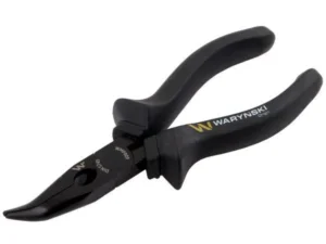 Szczypce wydłużone wygięte 160 mm Waryński