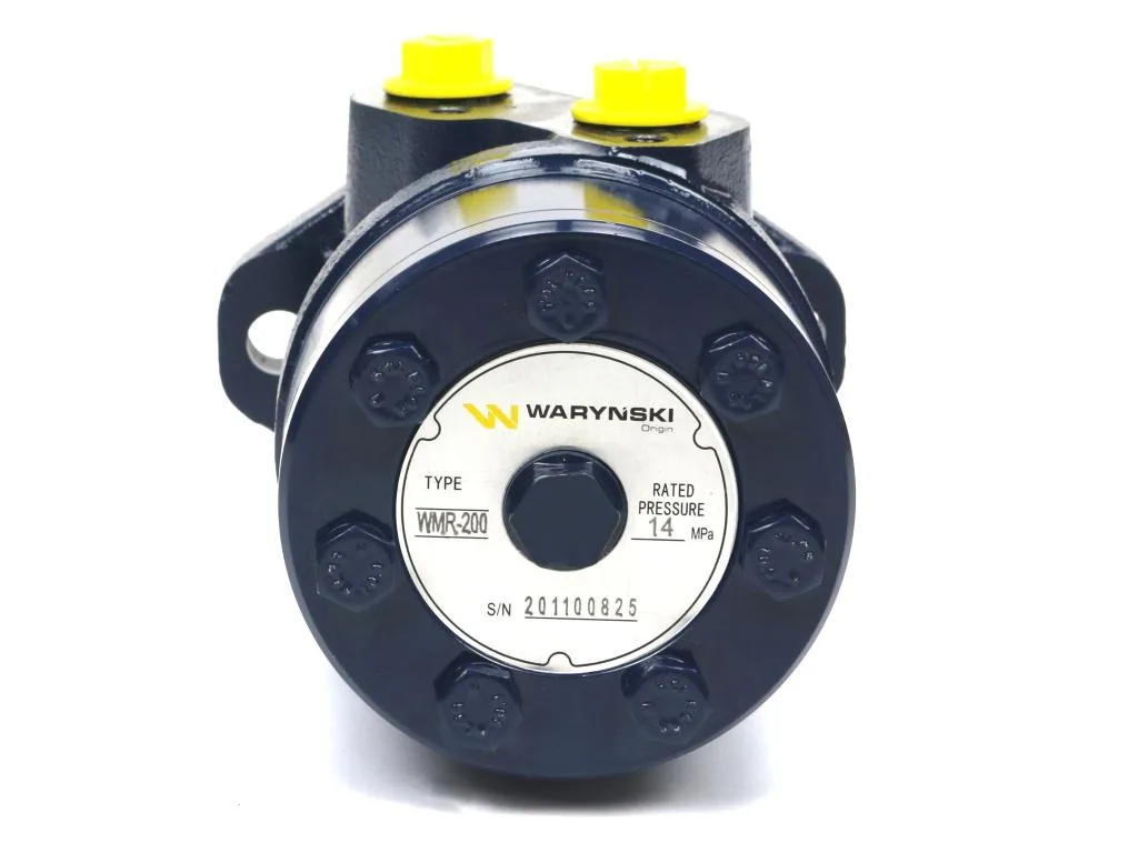 Silnik hydrauliczny orbitalny (stosowany do owijarek) WMR 200 cm3/obr (140 bar / max.200 bar) Waryński - obrazek 2