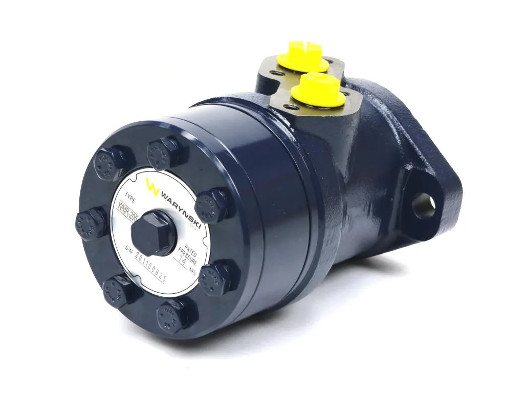 Silnik hydrauliczny orbitalny (stosowany do owijarek) WMR 200 cm3/obr (140 bar / max.200 bar) Waryński - obrazek 4