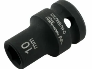 Nasadka udarowa sześciokątna 1/2". 10 mm. CrMo. DIN 3129. Waryński