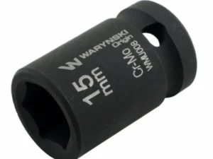 Nasadka udarowa sześciokątna 1/2". 15 mm. CrMo. DIN 3129. Waryński