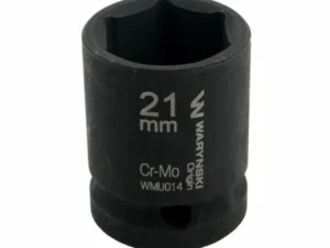 Nasadka udarowa sześciokątna 1/2". 21 mm. CrMo. DIN 3129. Waryński