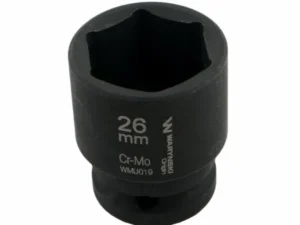 Nasadka udarowa sześciokątna 1/2". 26 mm. CrMo. DIN 3129. Waryński