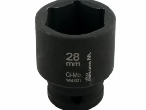 Nasadka udarowa sześciokątna 1/2". 28 mm. CrMo. DIN 3129. Waryński