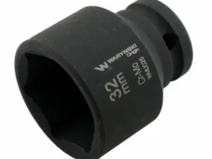 Nasadka udarowa sześciokątna 1/2". 32 mm. CrMo. DIN 3129. Waryński