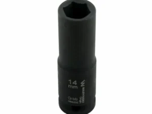 Nasadka udarowa sześciokątna długa 1/2". 14 mm. CrMo. DIN 3129. Waryński