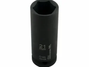 Nasadka udarowa sześciokątna długa 1/2". 21 mm. CrMo. DIN 3129. Waryński