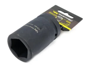 Nasadka udarowa sześciokątna 1"długa. 33 mm. CrMo. DIN 3129 Waryński