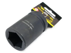 Nasadka udarowa sześciokątna 1"długa. 34 mm. CrMo. DIN 3129 Waryński