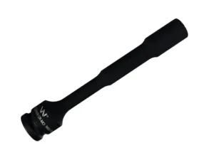 Nasadka udarowa 1/2", sześciokątna slim bardzo długa przelotowa ze stali CrMo 12mm długość 150 mm, stosowane w mechanice do kluczy udarowych, Waryński