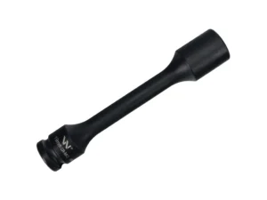 Nasadka udarowa 1/2", sześciokątna slim bardzo długa ze stali CrMo 19mm długość 150 mm, stosowane w mechanice do kluczy udarowych, Waryński