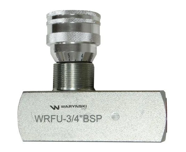 Zawór dławiąco-zwrotny WRFU 90 3/4"BSP Waryński - obrazek 2
