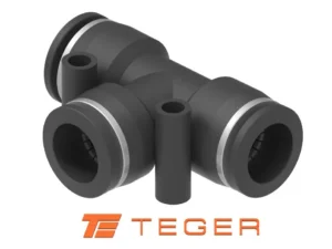 Trójnik wtykowy tekalan (typ T) 4mm TEGER, (sprzedawane po 10)