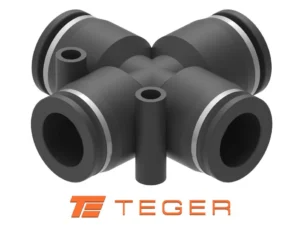 Czwórnik wtykowy tekalan 4mm TEGER, (sprzedawane po 5)