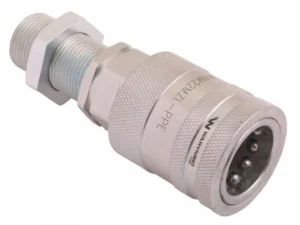 Szybkozłącze hydrauliczne gniazdo long z eliminatorem ciśnienia M22x1.5 gwint zew. EURO PUSH-PULL (9100822GL) (ISO 7241-A) Waryński (opakowanie 10szt)