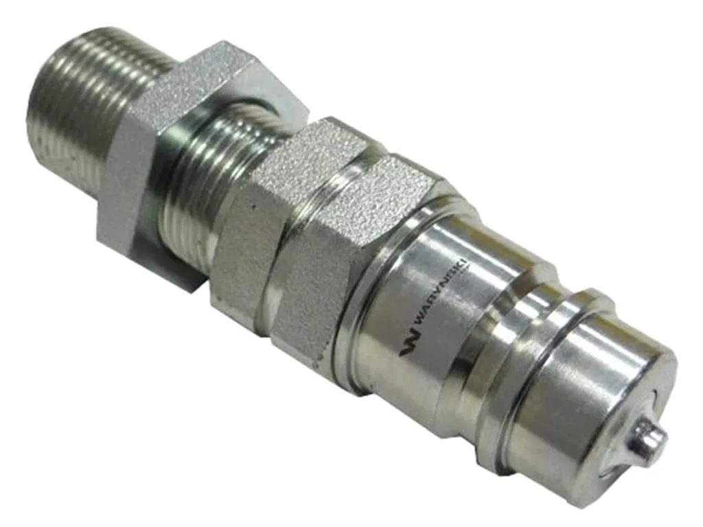 Szybkozłącze hydrauliczne wtyczka long M22x1.5 gwint zewnętrzny EURO (9100822W) (ISO 7241-A) Waryński (opakowanie 50szt)