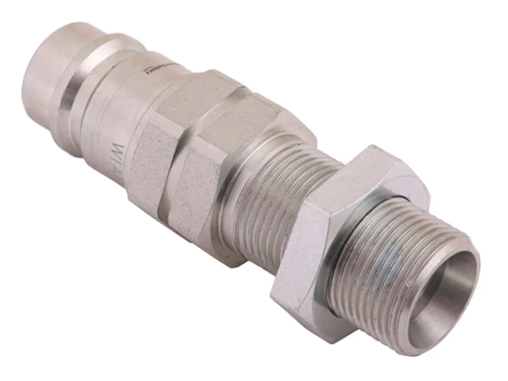 Szybkozłącze hydrauliczne wtyczka long z eliminatorem ciśnienia M22x1.5 gwint zew. EURO (9100822W) (ISO 7241-A) Waryński (opakowanie 10szt) - obrazek 2
