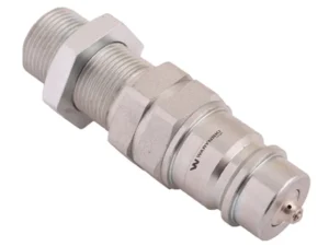 Szybkozłącze hydrauliczne wtyczka long z eliminatorem ciśnienia M22x1.5 gwint zew. EURO (9100822W) (ISO 7241-A) Waryński (opakowanie 10szt)