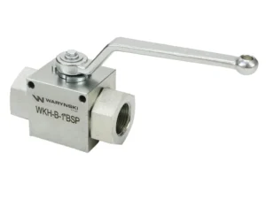 Zawór kulowy hydrauliczny 2-drogowy 2/2 - 1"BSP z otworami mocującymi 315 bar Waryński