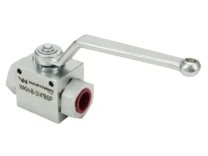 Zawór kulowy hydrauliczny 2-drogowy 2/2 - 3/4"BSP z otworami mocującymi 315 bar Waryński