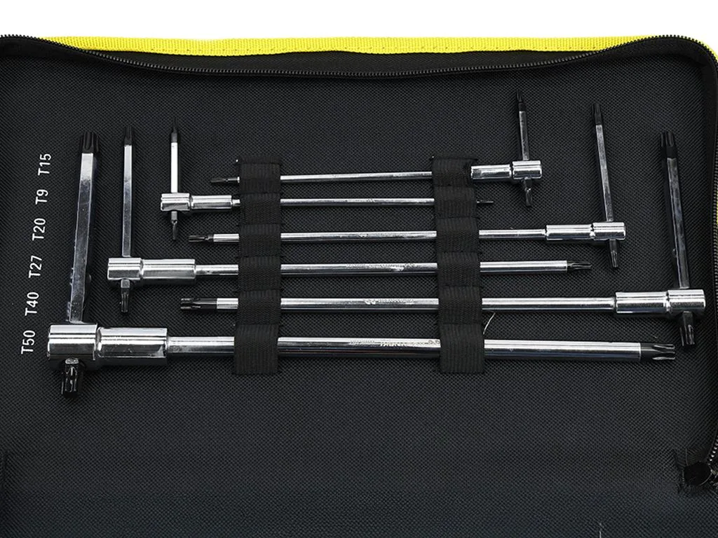 Zestaw kluczy, trzpieniowych gwiazdkowych TORX typu T w pokrowcu 12 el., Waryński - obrazek 4