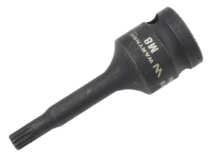 Nasadka udarowa 1/2", bit spline M8 ze stali CrMo, Waryński