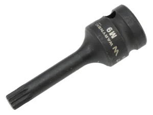 Nasadka udarowa 1/2", bit spline M9 ze stali CrMo, Waryński