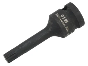 Nasadka udarowa 1/2", bit spline M10 ze stali CrMo, Waryński