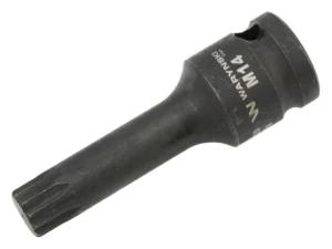 Nasadka udarowa 1/2", bit spline M14 ze stali CrMo, Waryński