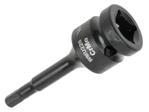 Nasadka udarowa 1/2", imbusowa 6mm hex H6 ze stali CrMo, Waryński