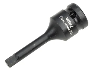 Nasadka udarowa 1/2", imbusowa 7mm hex H7 ze stali CrMo , Waryński