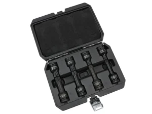 Zestaw nasadek udarowych, 1/2 bit spline, Waryński