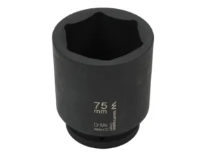Nasadka udarowa, sześciokątna 1" bardzo długa 75mm CrMo d.125mm, Waryński