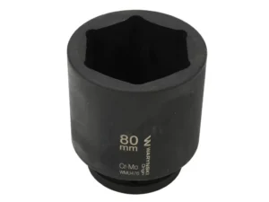 Nasadka udarowa, sześciokątna 1" bardzo długa 80mm CrMo d.125mm, Waryński