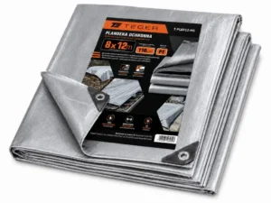 Plandeka MOCNA 8x12m (srebrna) gramatura 110g/m2 TEGER